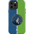 NBA Minnesota Timberwolves Canvas iPhone 15 Pro Max Impact Case
